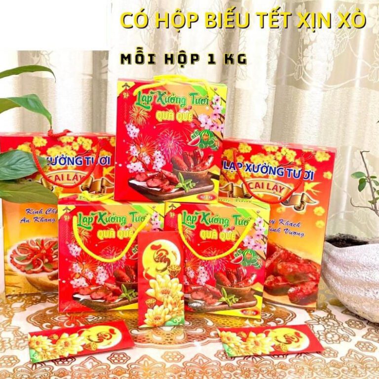Lạp xưởng tươi cai lậy biếu tết